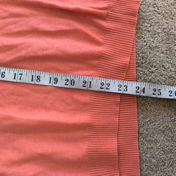 Marks & Spencer Oliver Bonas Quiet Luxury Wool Peach Cowl Turtle Neck Sweater S - Picture 7 of 9